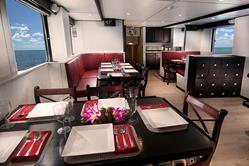 Truk Lagoon Scuba Diving Holiday. Truk Master Liveaboard. Dining Area.